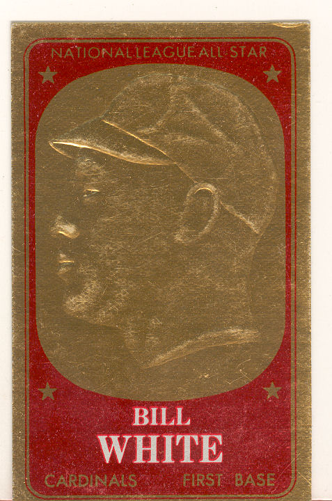 1965 Topps Embossed #43 Bill White