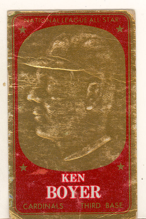 1965 Topps Embossed #47 Ken Boyer