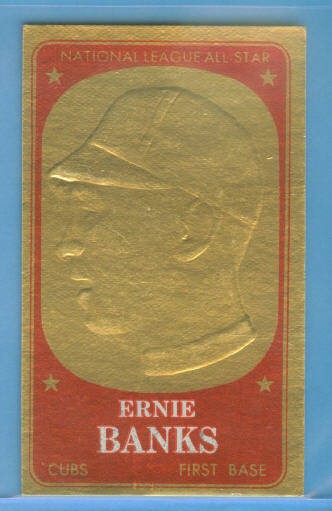1965 Topps Embossed #58 Ernie Banks