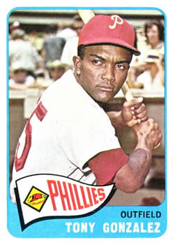 1965 Topps #72 Tony Gonzalez