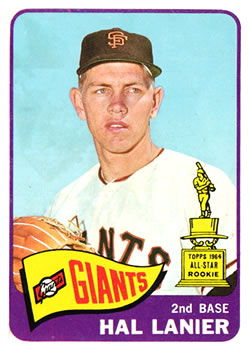 1965 Topps #118 Hal Lanier RC