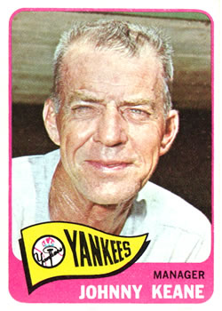 1965 Topps #131 Johnny Keane MG