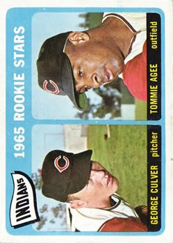 1965 Topps #166 Rookie Stars/George Culver RC/Tommie Agee RC