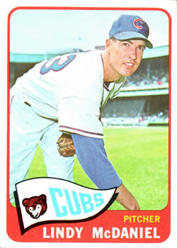 1965 Topps #244 Lindy McDaniel