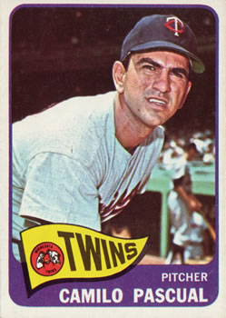 1965 Topps #255 Camilo Pascual