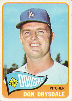 1965 Topps #260 Don Drysdale