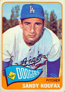 1965 Topps #300 Sandy Koufax