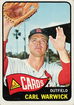 1965 Topps #357 Carl Warwick