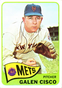 1965 Topps #364 Galen Cisco