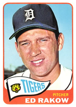 1965 Topps #454 Ed Rakow