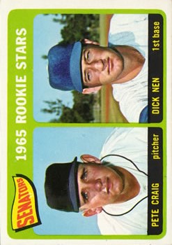 1965 Topps #466 Rookie Stars/Pete Craig RC/Dick Nen