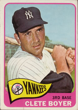 1965 Topps #475 Clete Boyer