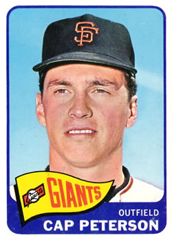 1965 Topps #512 Cap Peterson