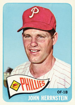 1965 Topps #534 John Herrnstein