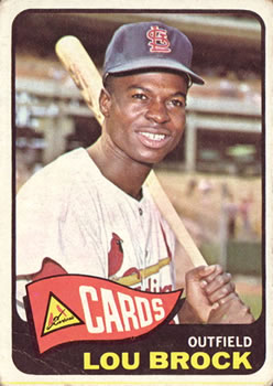 1965 Topps #540 Lou Brock SP