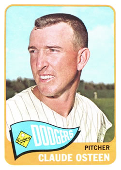 1965 Topps #570 Claude Osteen SP