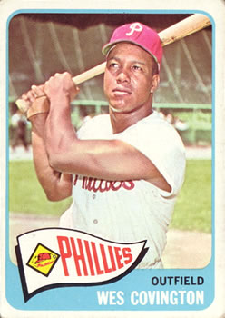 1965 Topps #583 Wes Covington SP