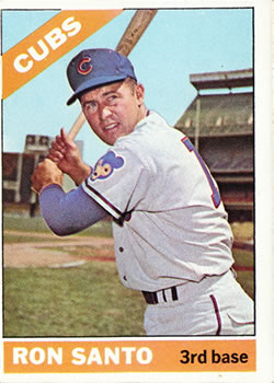 1966 Topps #290 Ron Santo