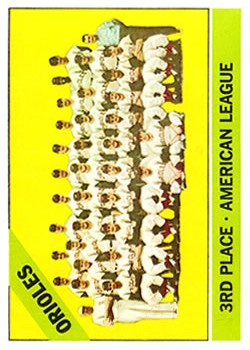 1966 Topps #348 Baltimore Orioles TC