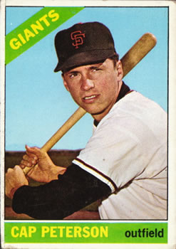 1966 Topps #349 Cap Peterson