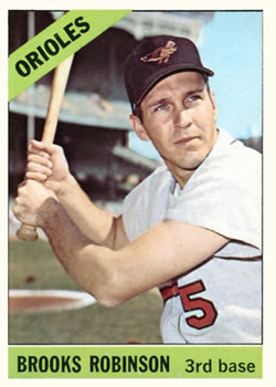 1966 Topps #390 Brooks Robinson