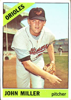 1966 Topps #427 John Miller
