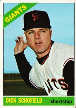 1966 Topps #474 Dick Schofield