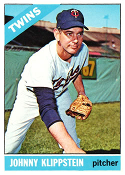 1966 Topps #493 Johnny Klippstein front image