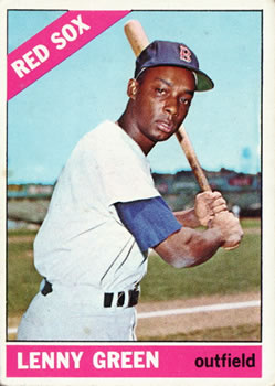 1966 Topps #502 Lenny Green UER (Born: aJn. 6& 1933)