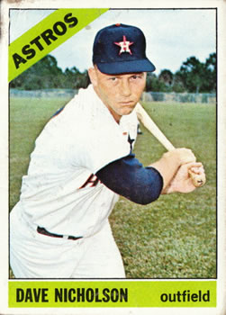 1966 Topps #576 Dave Nicholson SP