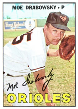 1967 Topps #125 Moe Drabowsky front image