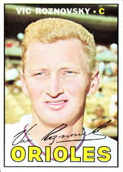 1967 Topps #163 Vic Roznovsky