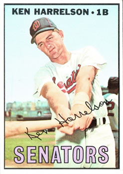 1967 Topps #188 Ken Harrelson