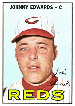 1967 Topps #202 Johnny Edwards
