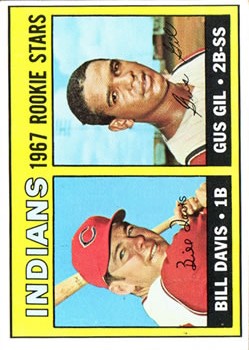 1967 Topps #253 Rookie Stars/Bill Davis/Gus Gil RC