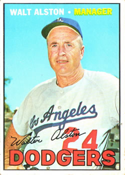 1967 Topps #294 Walter Alston MG