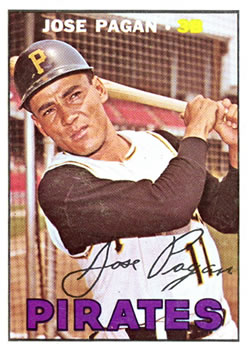 1967 Topps #322 Jose Pagan