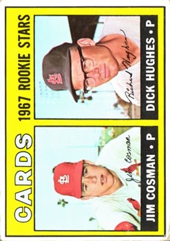 1967 Topps #384 Rookie Stars/Jim Cosman RC/Dick Hughes RC