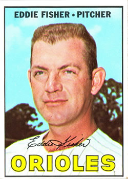 1967 Topps #434 Eddie Fisher DP