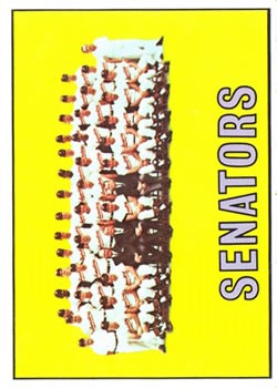 1967 Topps #437 Washington Senators TC