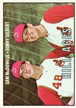 1967 Topps #463 Hill Aces/Sam McDowell/Sonny Siebert