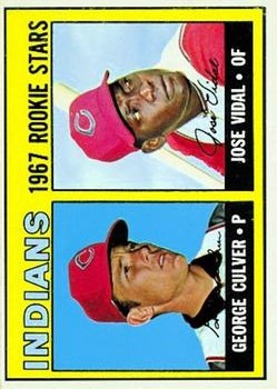 1967 Topps #499 Rookie Stars/George Culver/Jose Vidal RC
