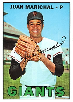 1967 Topps #500 Juan Marichal
