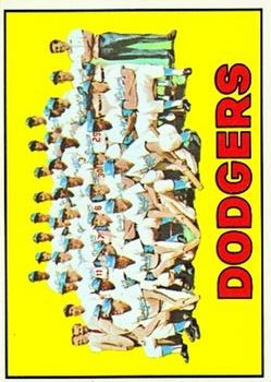 1967 Topps #503 Los Angeles Dodgers TC