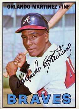 1967 Topps #504 Orlando Martinez RC