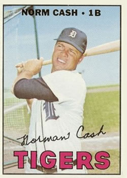 1967 Topps #540 Norm Cash