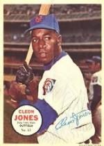 1967 Topps Posters Inserts #13 Cleon Jones