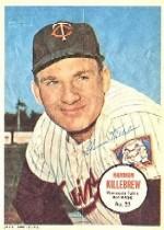 1967 Topps Posters Inserts #23 Harmon Killebrew