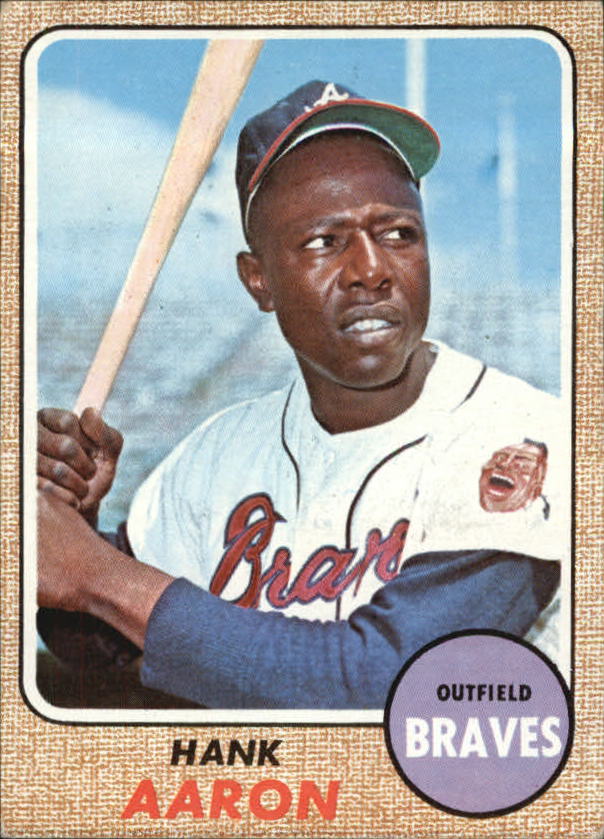 1968 Topps #110 Hank Aaron
