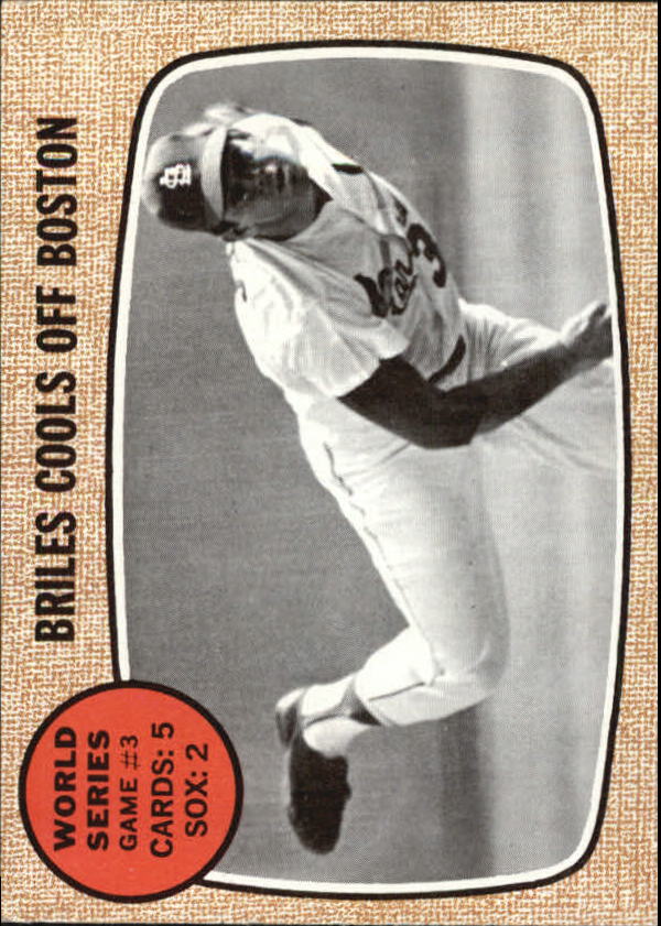 1968 Topps #153 World Series Game 3/Nelson Briles